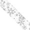 Designer’s Shop WR 63-5207 White Holiday Ribbon with Glitter Snowflakes – Wired Edge 2.5” x 10 Yards for Christmas Tree & Gift Décor